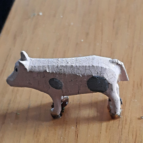 Uralt erzgebirge tier schwein - uralt,
