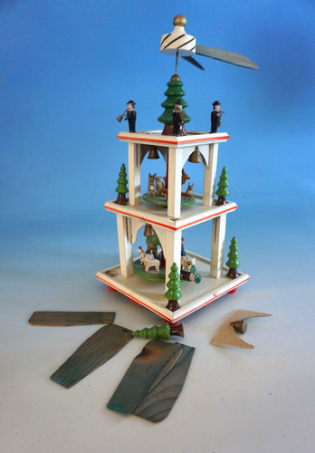 Vintage erzgebirge pyramide - vintage,